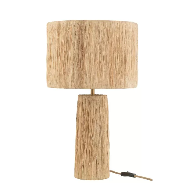 Lampe de table bohême (H57cm) PABANE (Naturel)