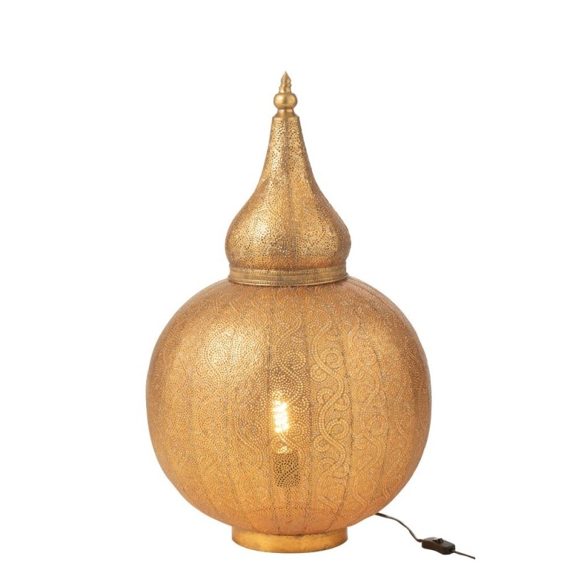 Lampe en métal (H77.5cm) ALADIN (Or)