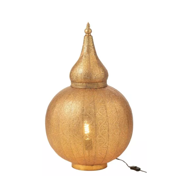 Lampe en métal (H77.5cm) ALADIN (Or)