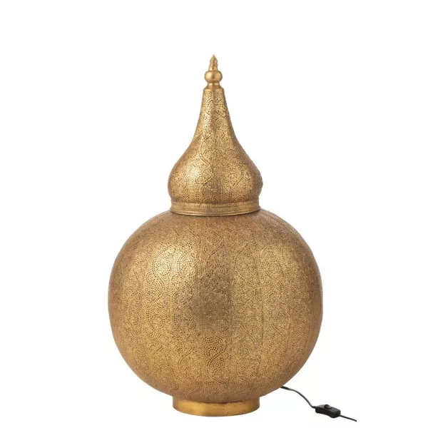 Lampe en métal (H77.5cm) ALADIN (Or)