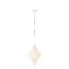 Lampe suspendue en métal (H65cm) ALADIN (Blanc)