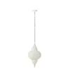 Lampe suspendue en métal (H65cm) ALADIN (Blanc)