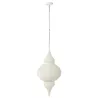 Lampe suspendue en métal (H86cm) ALADIN (Blanc)