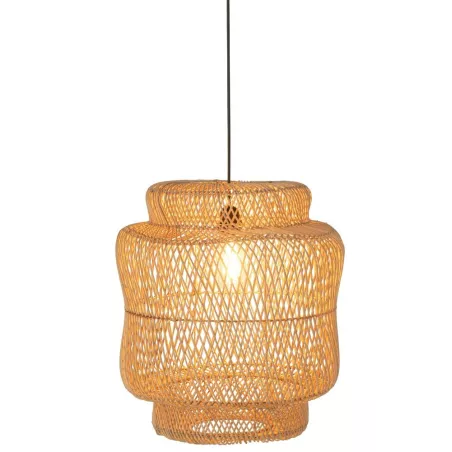 Lampe à suspension en rotin LIORA (Naturel)