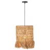 Lampe suspendue en feuilles de bananier GAILLA (Naturel)