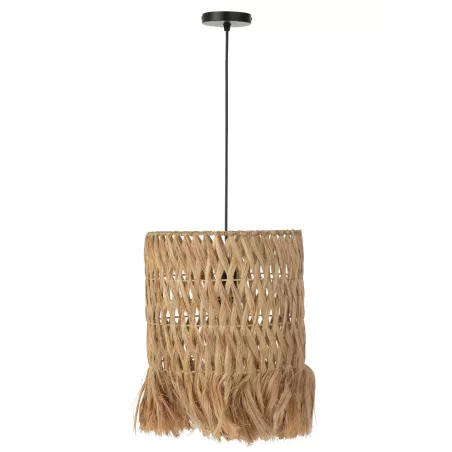 Lampe suspendue en feuilles de bananier GAILLA (Naturel)