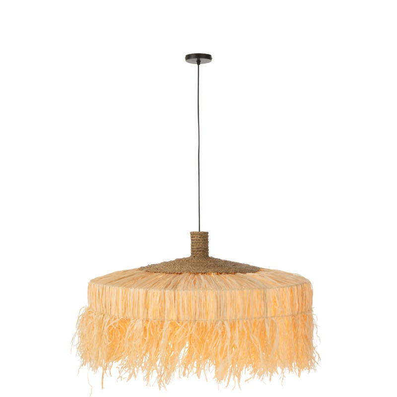 Lampe suspendue en raphia GAMON (Naturel)