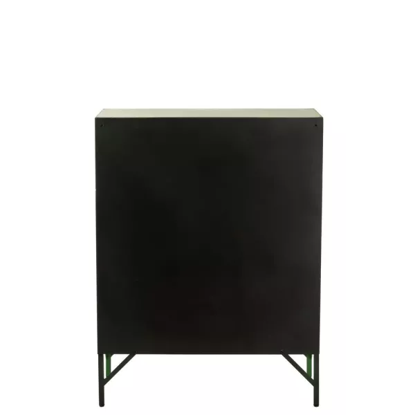 Armoire 9 portes en métal JOUBY (86x113 cm) (Vert)