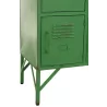 Armoire 9 portes en métal JOUBY (86x113 cm) (Vert)