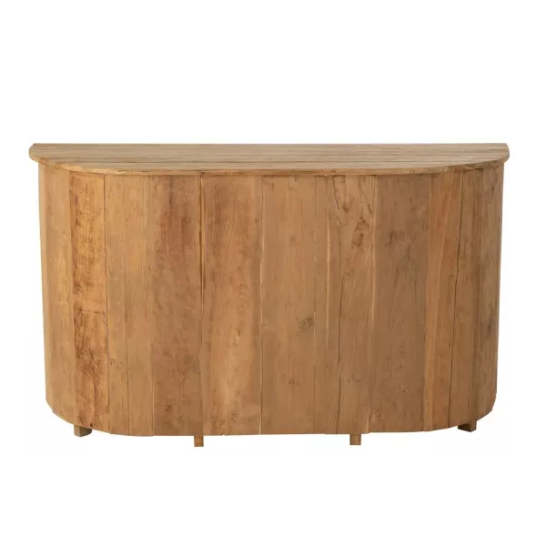 Meuble bar en teck MIXAN (180x108 cm) (Naturel)