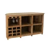 Meuble bar en teck MIXAN (180x108 cm) (Naturel)