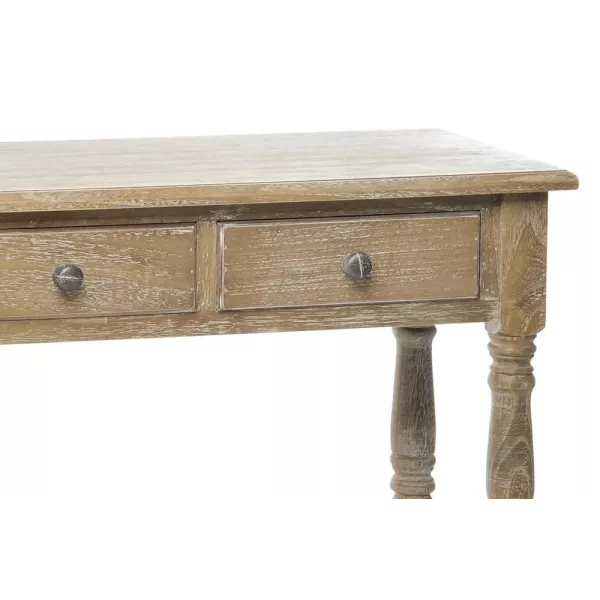 Console 3 tiroirs en bois vieilli FIMAN (100x30,5 cm) (Naturel)