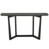 Console en bois exotique MAPIN (140x40 cm) (Noir)