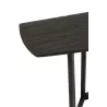 Console en bois exotique MAPIN (140x40 cm) (Noir)