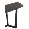 Console en bois exotique MAPIN (140x40 cm) (Noir)