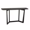 Console en bois exotique MAPIN (140x40 cm) (Noir)