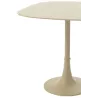 Set de 2 tables d'appoint en métal PYGAN (41x41 cm) (Crème/Ivoire)