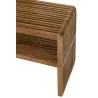 Set de 2 consoles en teck recyclé PINGOU (130x30 cm) (Naturel)