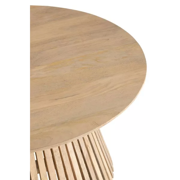 Table en bois de manguier POLBA (80x80 cm) (Naturel)