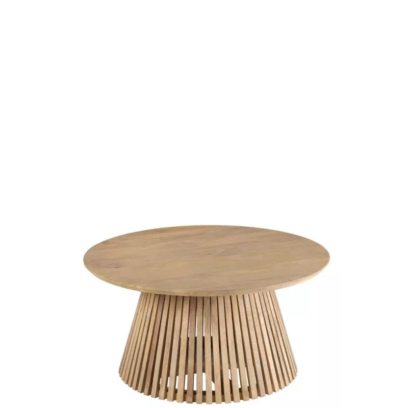 Table en bois de manguier POLBA (80x80 cm) (Naturel)