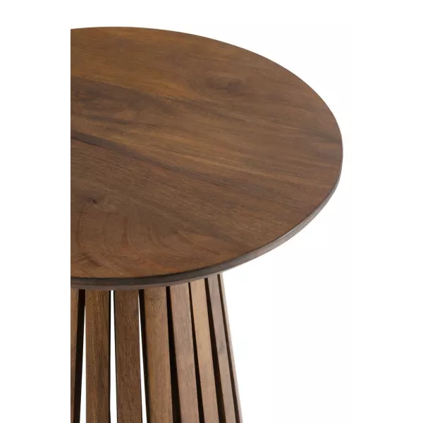 Table en bois de manguier POLBA (40x40 cm) (Marron)