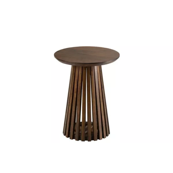 Table en bois de manguier POLBA (40x40 cm) (Marron)