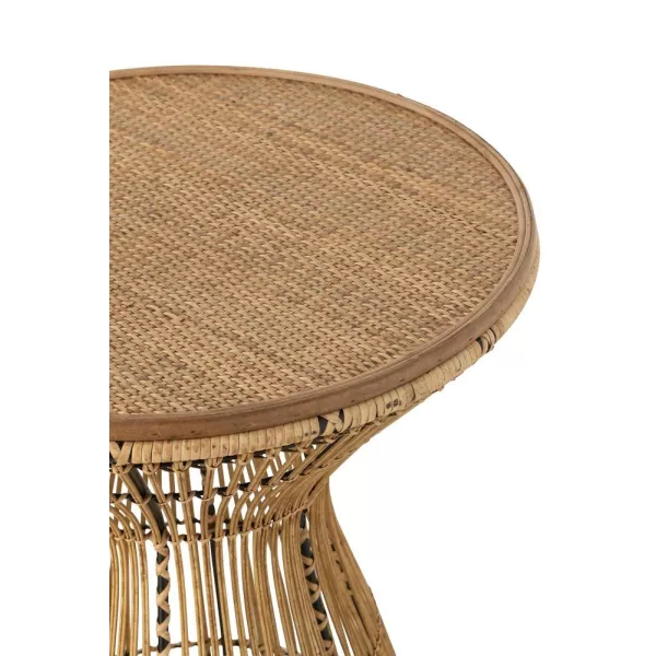 Table d'appoint en rotin FONJIN (63x63 cm) (Naturel)