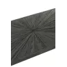 Table basse rectangulaire en bois et métal ROZA (120,5x70 cm) (Noir)