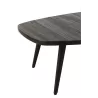 Table basse en teck recyclé PAGO (120x70 cm) (Noir)