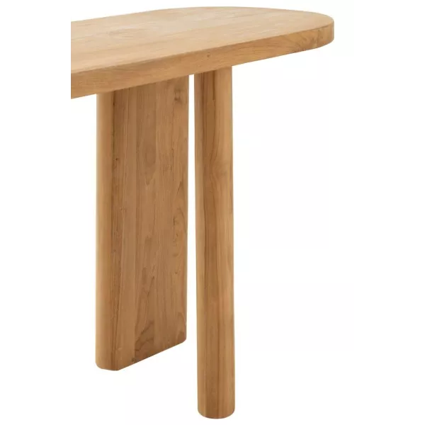 Console en teck JONKA (150x50 cm) (Naturel)