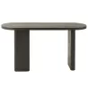 Console en teck JONKA (150x50 cm) (Noir)