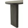 Console en teck JONKA (150x50 cm) (Noir)