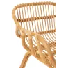 Chaise accoudoirs en rotin MITO (57x60 cm) (Naturel)