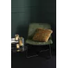 Chaise lounge en tissu et métal PIXAN (Vert, noir)