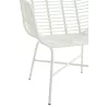 Fauteuil intérieur-extérieur en rotin PINGO (Blanc)