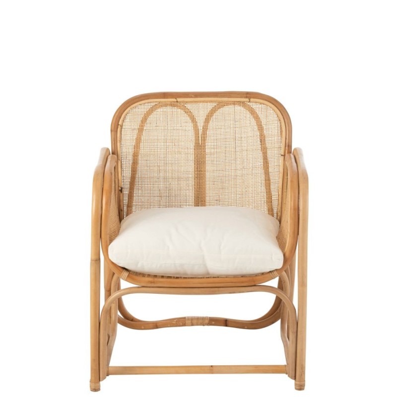 Fauteuil en rotin CHAZON (Naturel)