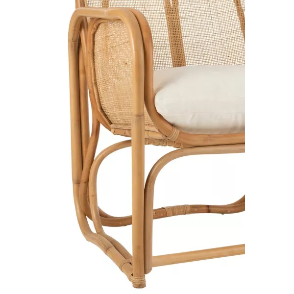 Fauteuil en rotin CHAZON (Naturel)