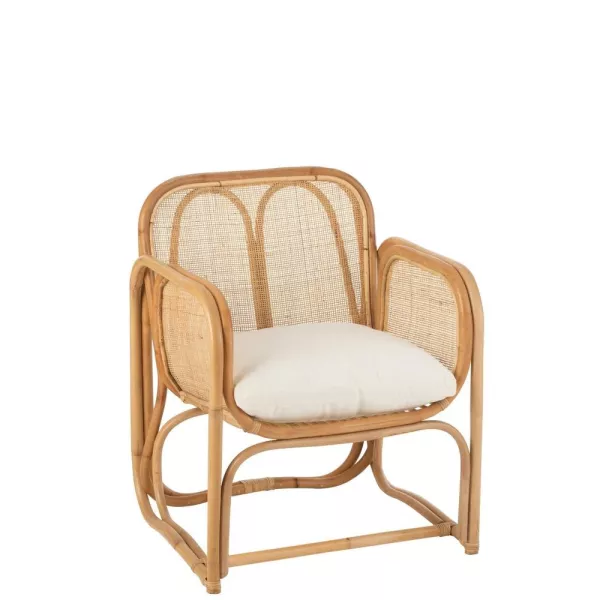 Fauteuil en rotin CHAZON (Naturel)