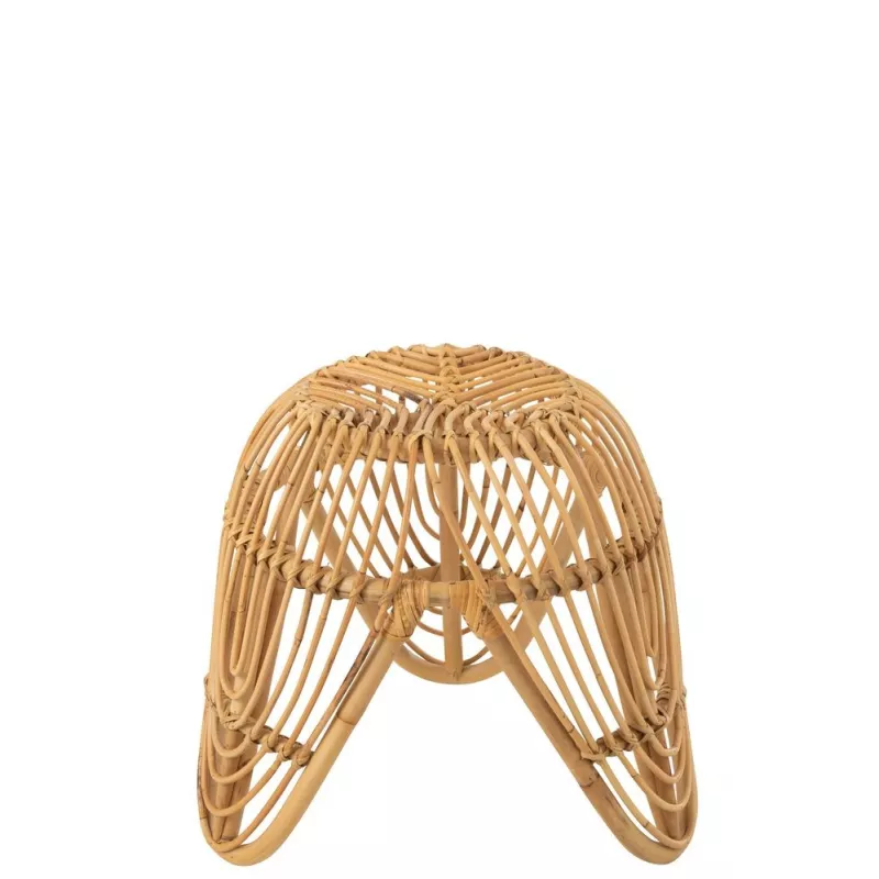 Pouf en rotin MARGINE (Naturel)