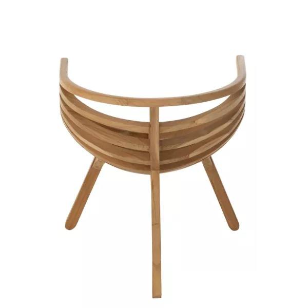 Chaise en teck BRIGA (Naturel)