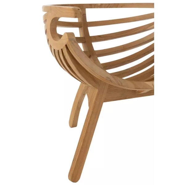 Chaise en teck BRIGA (Naturel)