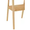 Chaise en teck et rotin PALBON (Naturel)