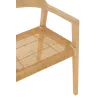 Chaise en teck et rotin PALBON (Naturel)