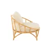 Fauteuil en rotin avec coussins PROBAN (Naturel)