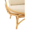 Fauteuil en rotin avec coussins PROBAN (Naturel)