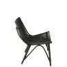 Fauteuil en rotin MOULIS (Noir)