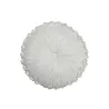 Coussin rond en polyester CORBY (43x43 cm) (Blanc)