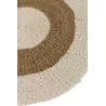 Tapis rond en jute MELOU (120x120 cm) (Marron, Naturel)