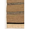 Tapis rectangulaire bohème en jute PLACY (Marron, Naturel)