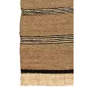 Tapis rectangulaire bohème en jute PLACY (Marron, Naturel)